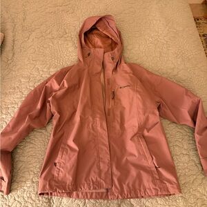 Columbia Women's Dusty Rose Hooded Ski Jacket